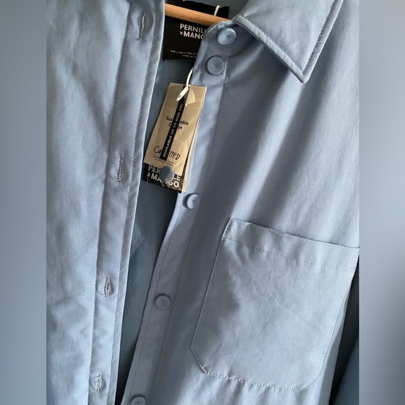 Mango Oversized Overshirt with Pockets Jacket- New with Tags - Picture 6 of 15